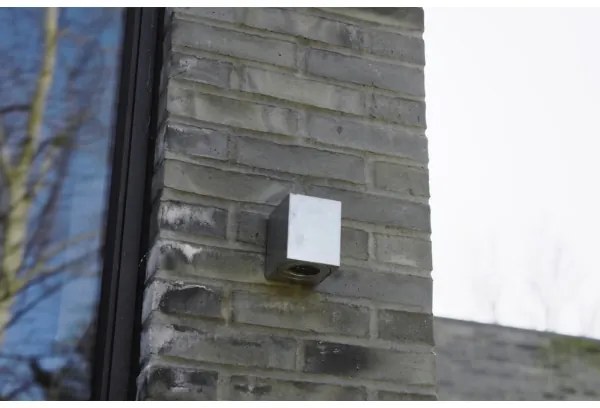 Nordlux - LED kültéri fali lámpa CANTO 2xLED/6W/230V IP44 ezüst