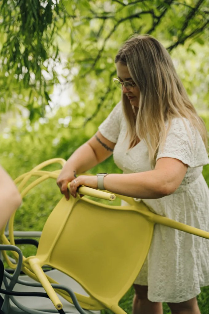 KATO bézs műanyag szék