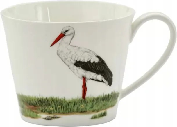 Porcelán gólya bögre nagy 400 ml