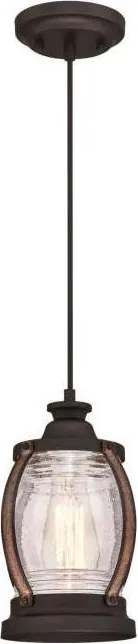 Westinghouse 6361740 - Kábelre függesztett lámpa CANYON 1xE27/60W/230V átmérő 19 cm