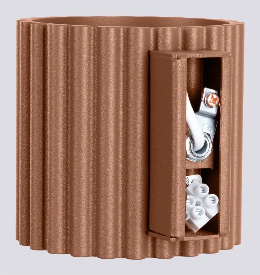 Világosbarna fali lámpa ø 10 cm Zora – Sollux