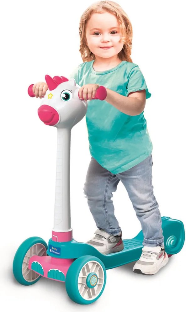 Háromkerekű Pink unikornis roller Clementoni
