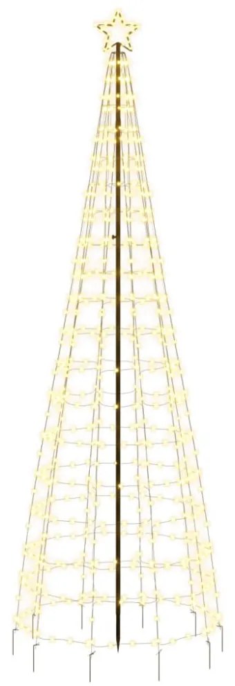 meleg fehér LED karácsonyfa tüskékkel 570 LED 300 cm