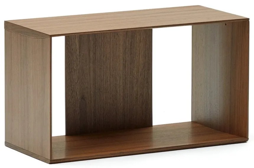 Natúr színű moduláris polcrendszer diófa dekorral 67x38 cm Litto – Kave Home
