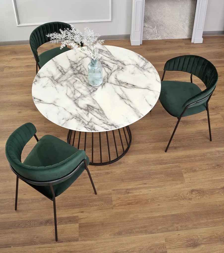 Brodway étkezőasztal fehér 110cm