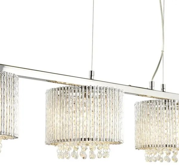 Searchlight 7094-4CC - Csillár zsinóron ELISE 4xG9/33W/230V