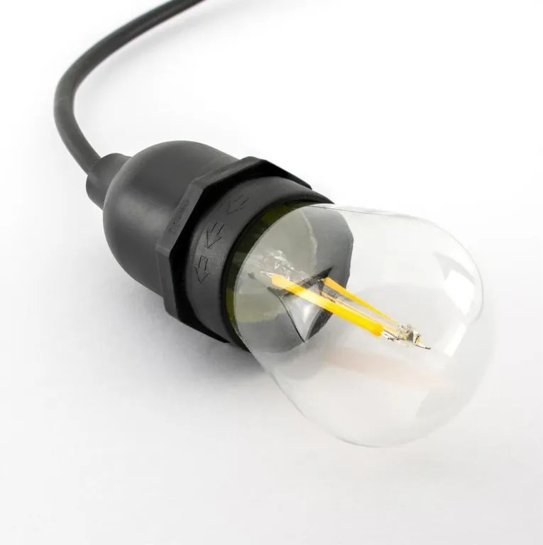 NEXOS Karácsonyi csillag időzítővel 1 LED 55 cm fehér