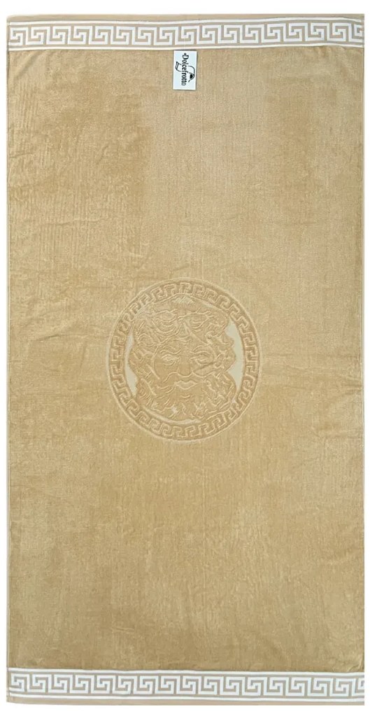 Poseidon bézs strandtörölköző