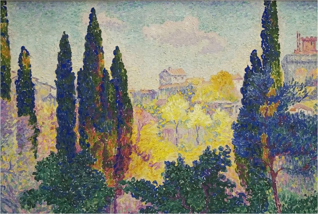 Fotótapéta Falra az előszoba konyhájába Impresszionista tájképek 104x70