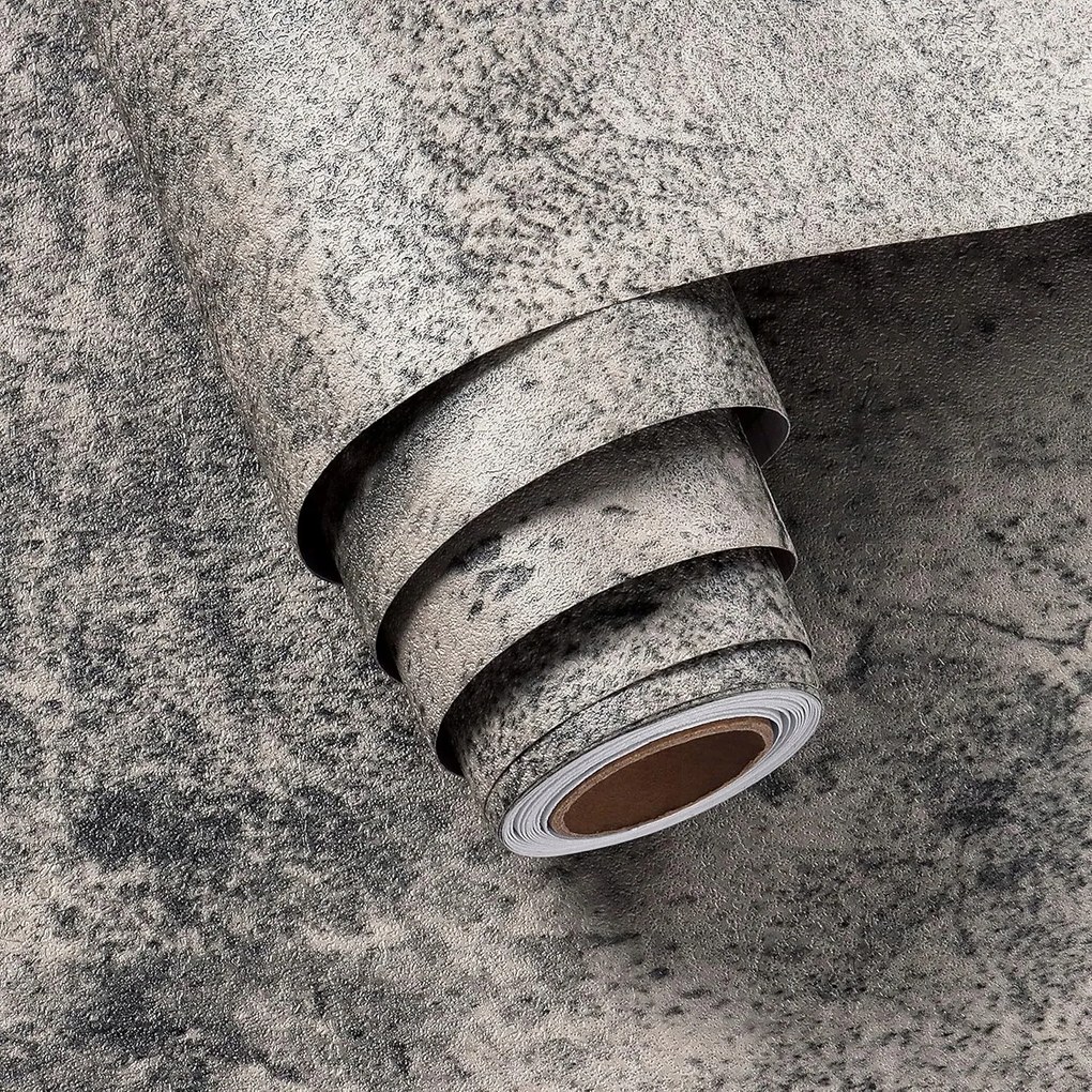 Bútorfurnér Öntapadós Fólia falra beton 40 x 200 cm