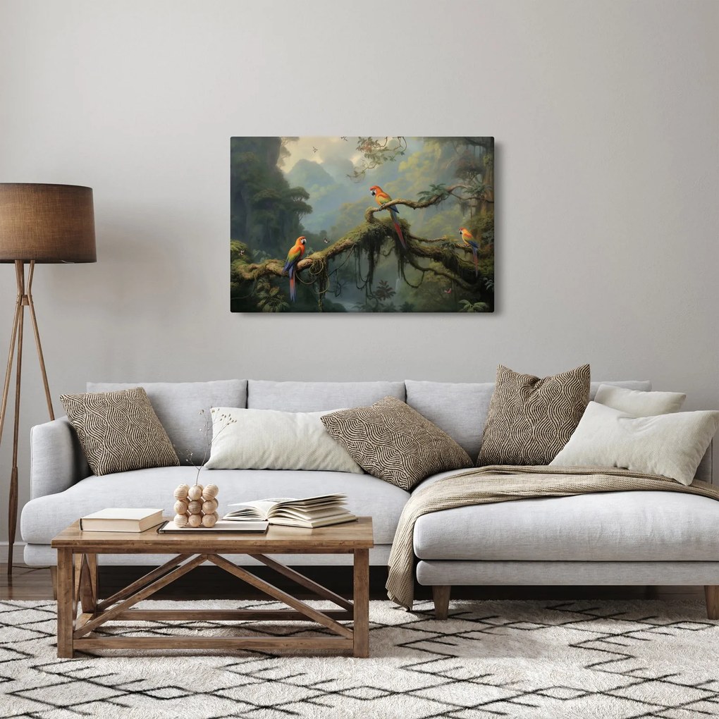 Kép - Trópusi erdő (90x60 cm)