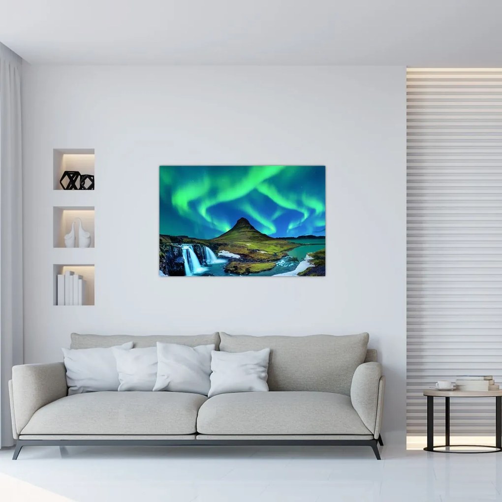 Kép - Kirkjufell, Izland (90x60 cm)