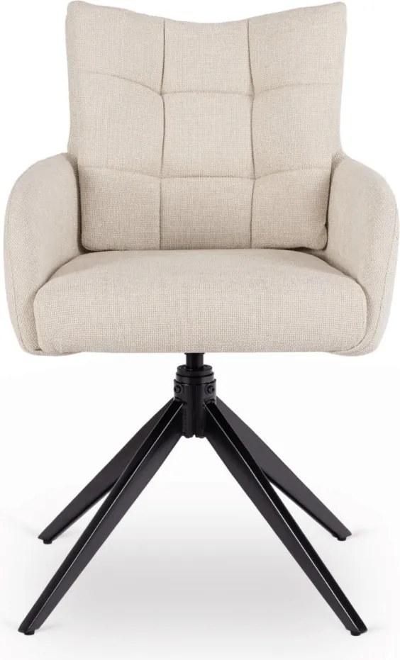 Forgó szék krém színben. JULY