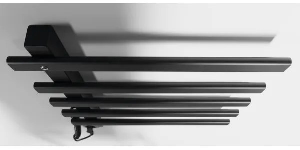 Sapho - Elektromos törölközőszárító ELCOR 63W/230V 48x52 cm matt fekete