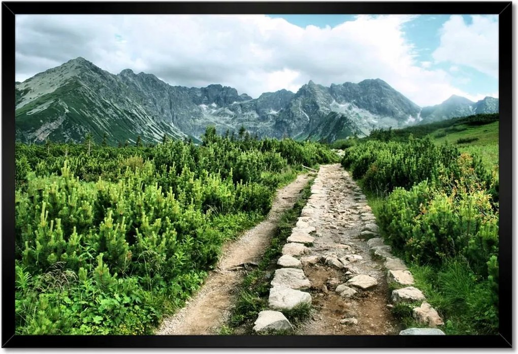 Poszterek keretben 60x40 Kő út Tátra
