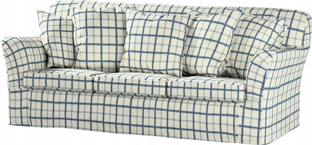 Dekoria Tomelilla 3 személyes kinyitható kanapé huzat Ikea kék