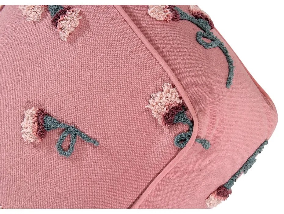 Rózsaszín gyerek babzsákfotel English Garden – Lorena Canals