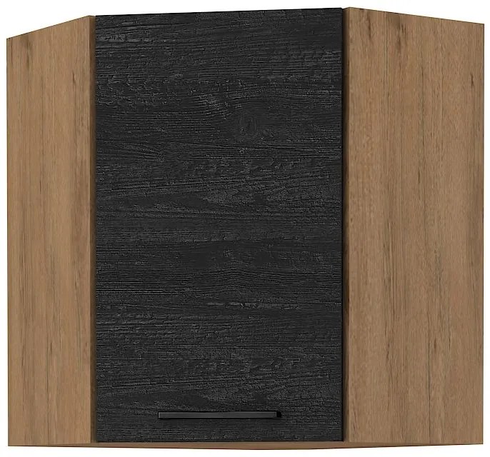 Felső konyhaszekrény Virion 60 x 60 GN-72 1F (45°) (lancelot tölgy + sötét fa). 1046321