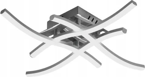 Mennyezeti Lámpa Modern Led 28W 3000-6500K szabályozható ezüst