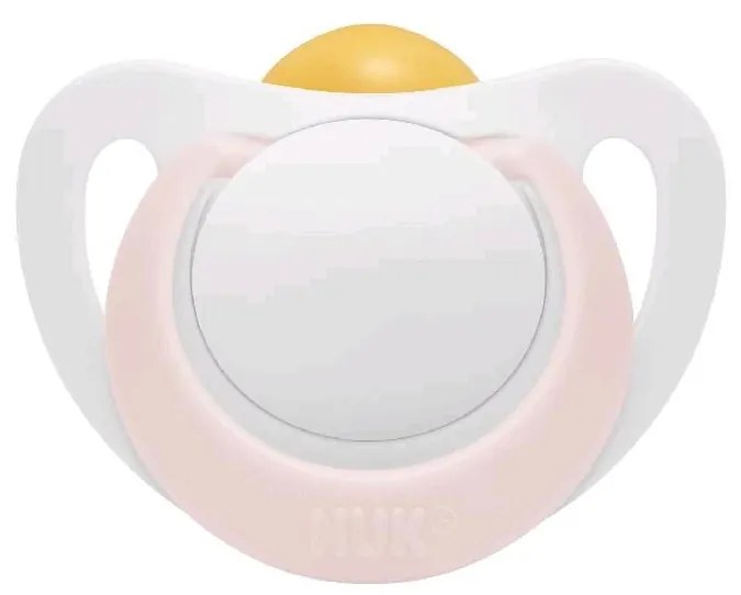 NUK Star baba cumi latex 0–6 h, rózsaszín, vel. 0-6 h