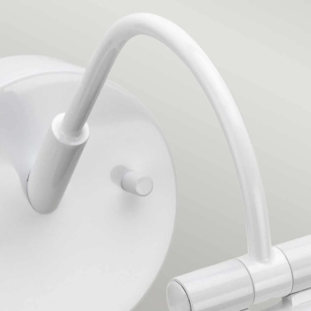 Elstead klasszikus LED falikép világítás alton fehér elsalton-pl-s-wht