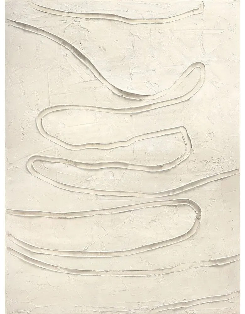 Kézzel festett kép 88x118 cm Track The Line – Malerifabrikken