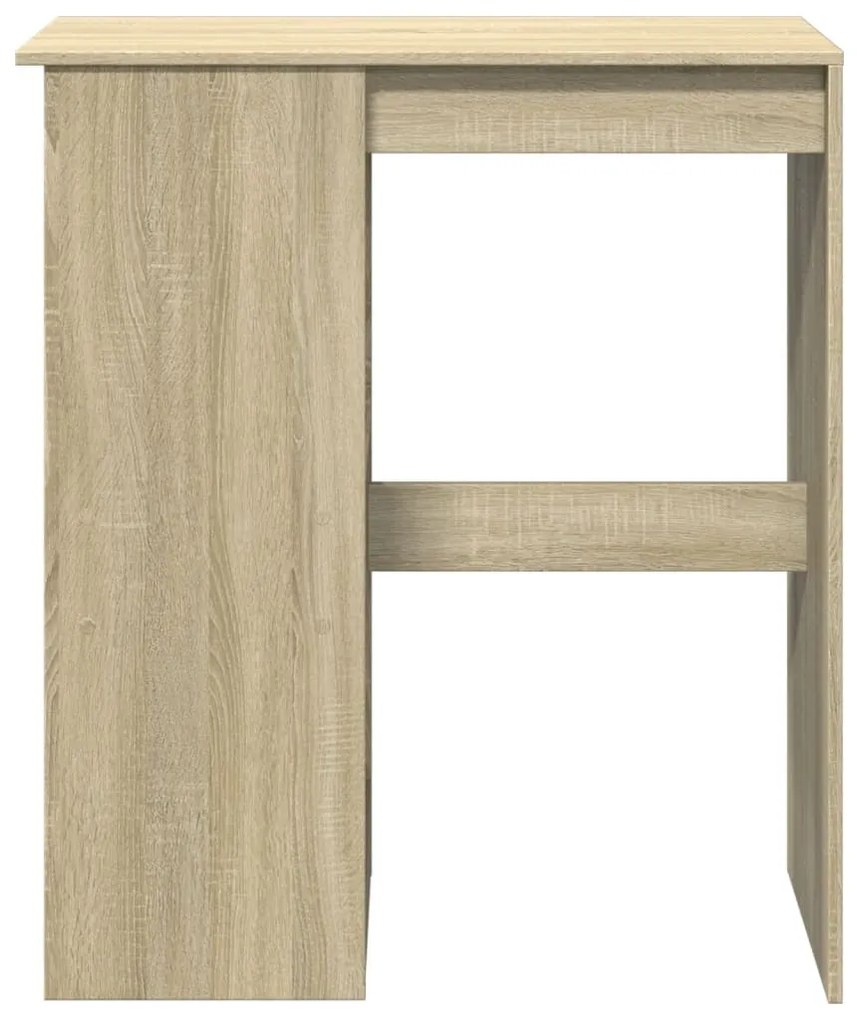 sonoma tölgy szerelt fa bárasztal tárolókkal 90x47,5x103,5 cm