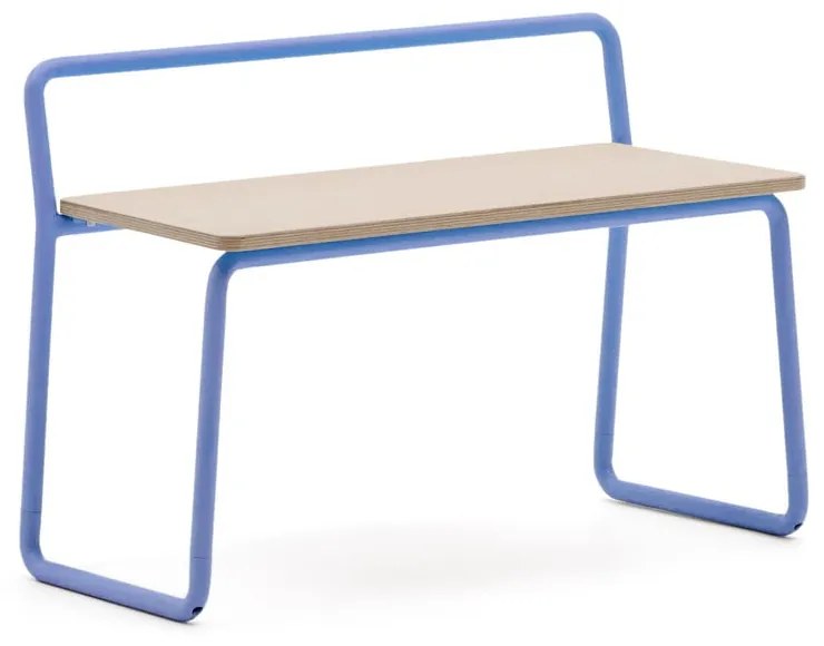 Kék-natúr színű pad Tinn – Kave Home