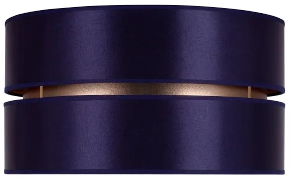 Duolla - Mennyezeti lámpa DUO 1xE27/15W/230V átm. 40 cm kék/arany