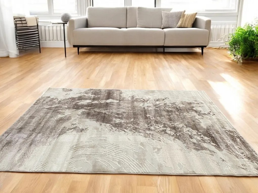 Veston 51279 bézs modern szőnyeg 60x110 cm