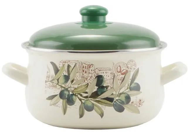 RCK Oliva Zománcozott lábas 20 cm+fedő 14828