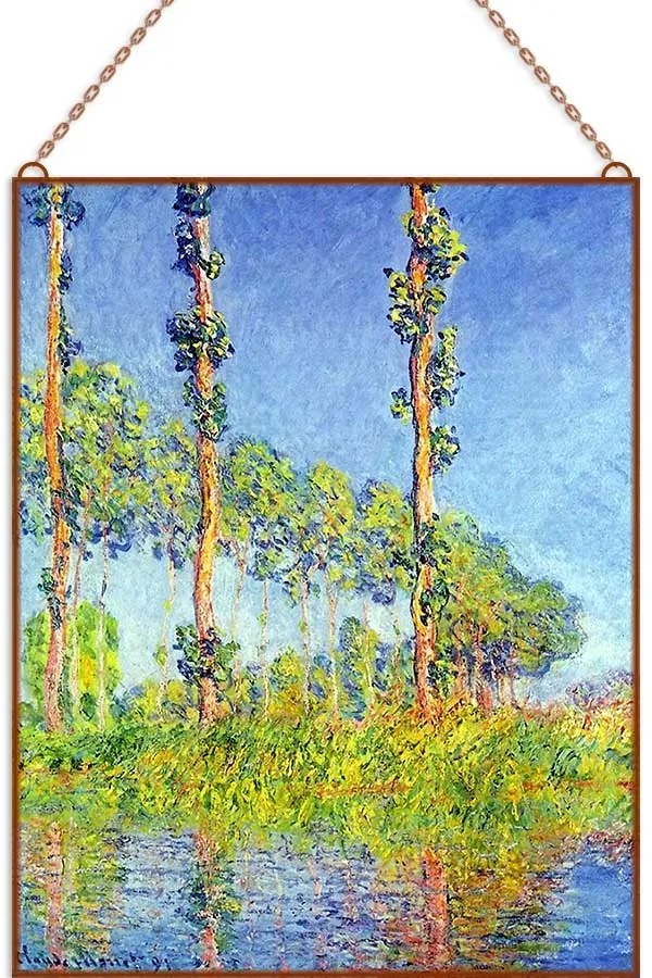 Monet - Three Trees, Autumn üvegkép, falikép