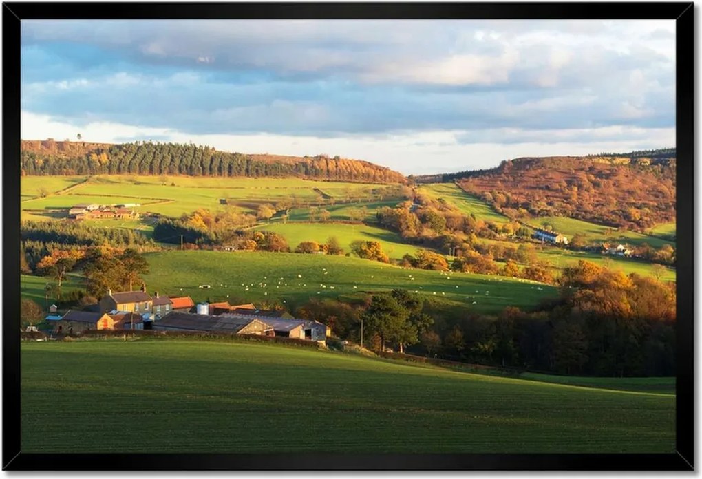 Poszterek keretben 60x40 Hegyi völgy