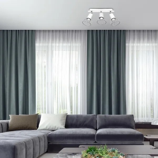 Spotlámpa DANTE 3xGU10/25W/230V fehér/fényezett króm