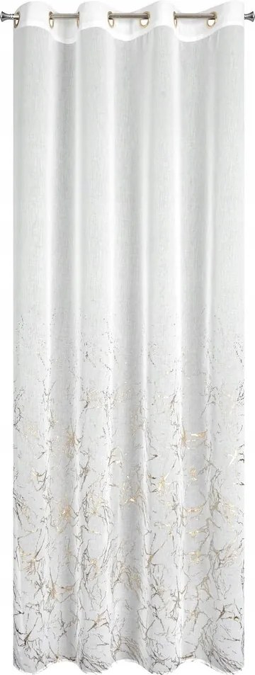 Függöny készre szerelve Marta 140x250 pezsgő márvány mintával