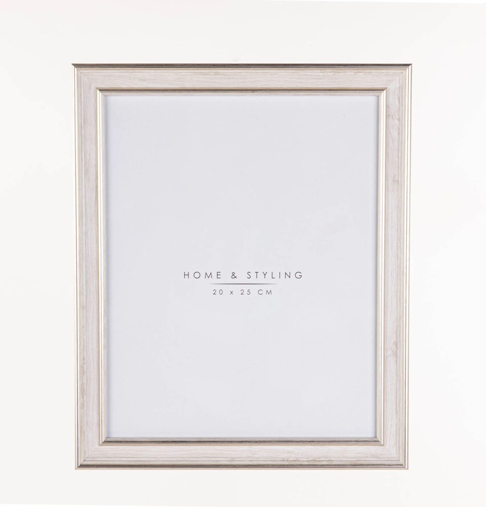 Függő Képkeret Álló, Fehérített Fa Utánzat 24 X 29 CM