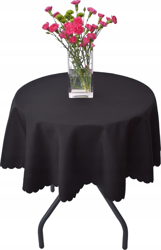 Abrosz Foltálló Pasztell Kerek Fekete 150 CM