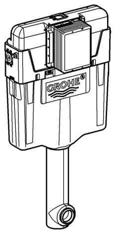 GROHE 38661000 - Öblítőtartály GD 2