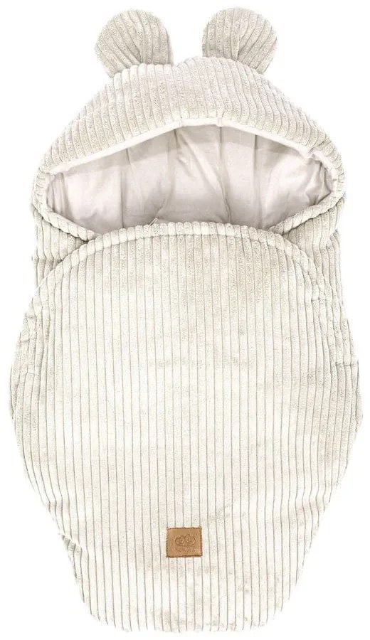 Bézs kordbársony babapólya 45x80 cm – Meowbaby