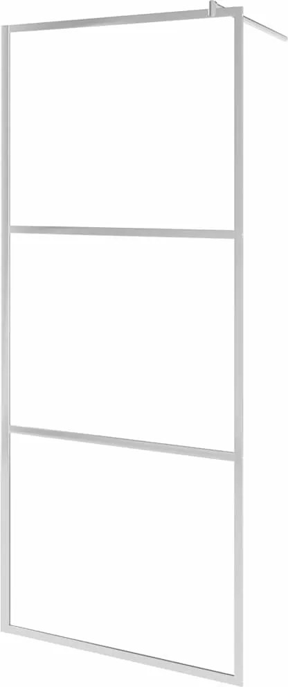 vidaXL zuhanyfal ESG tejüveggel 80 x 195 cm