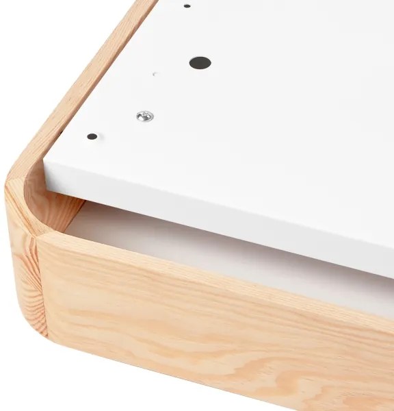 Mennyezeti lámpa NATURAL SQUARE 2xE27/15W/230V 35x35 cm fenyő