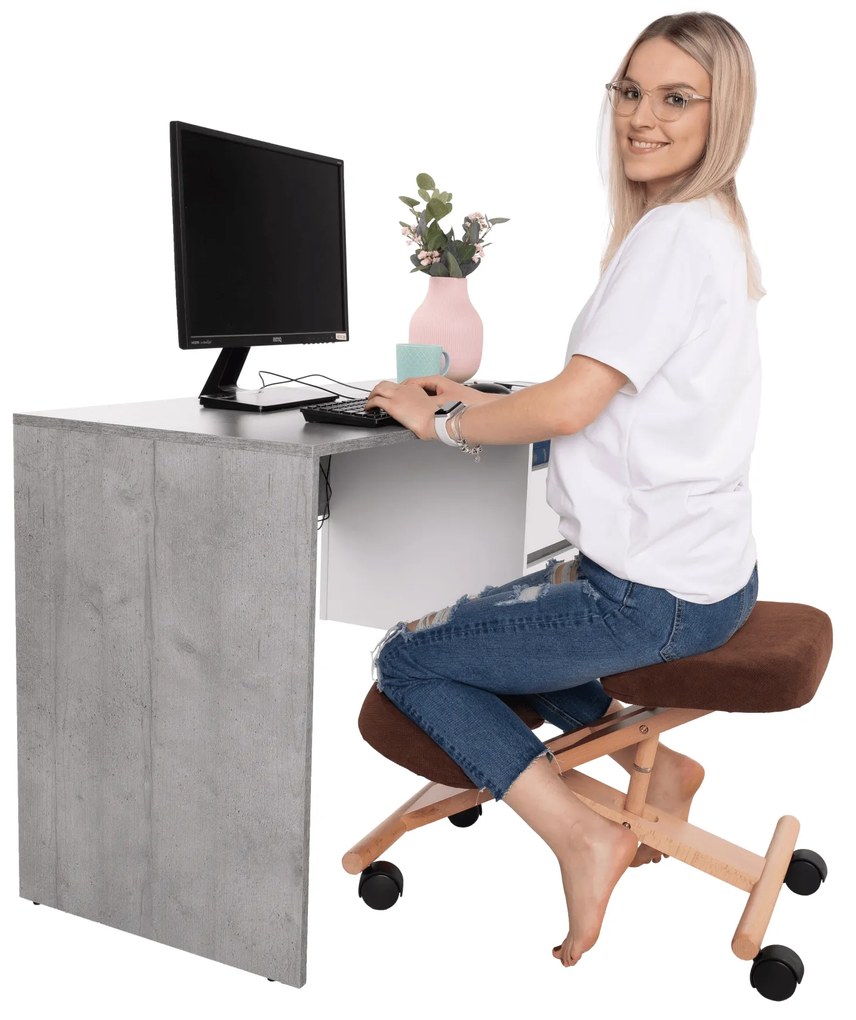 Zondo Ergonomikus térdeplőszék Florentina (barna + bükk). 1028726