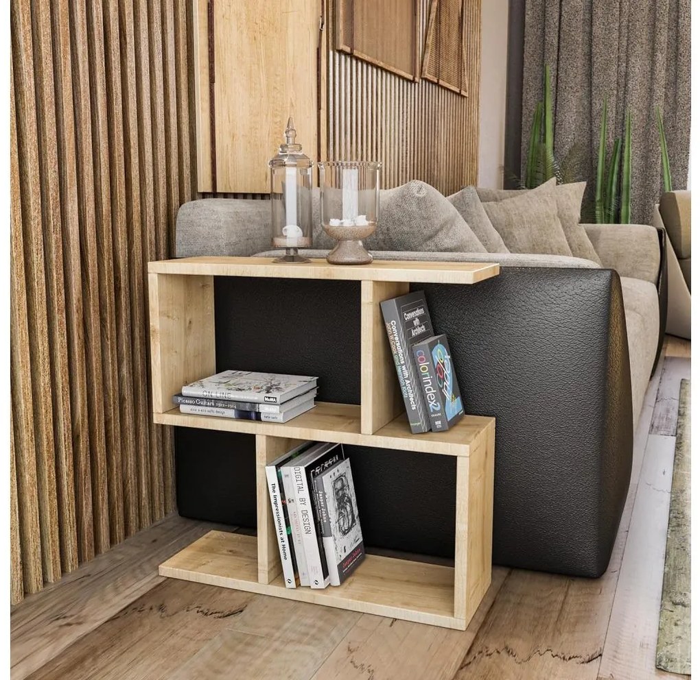 LIFE 60x60 cm bézs tárolóasztal