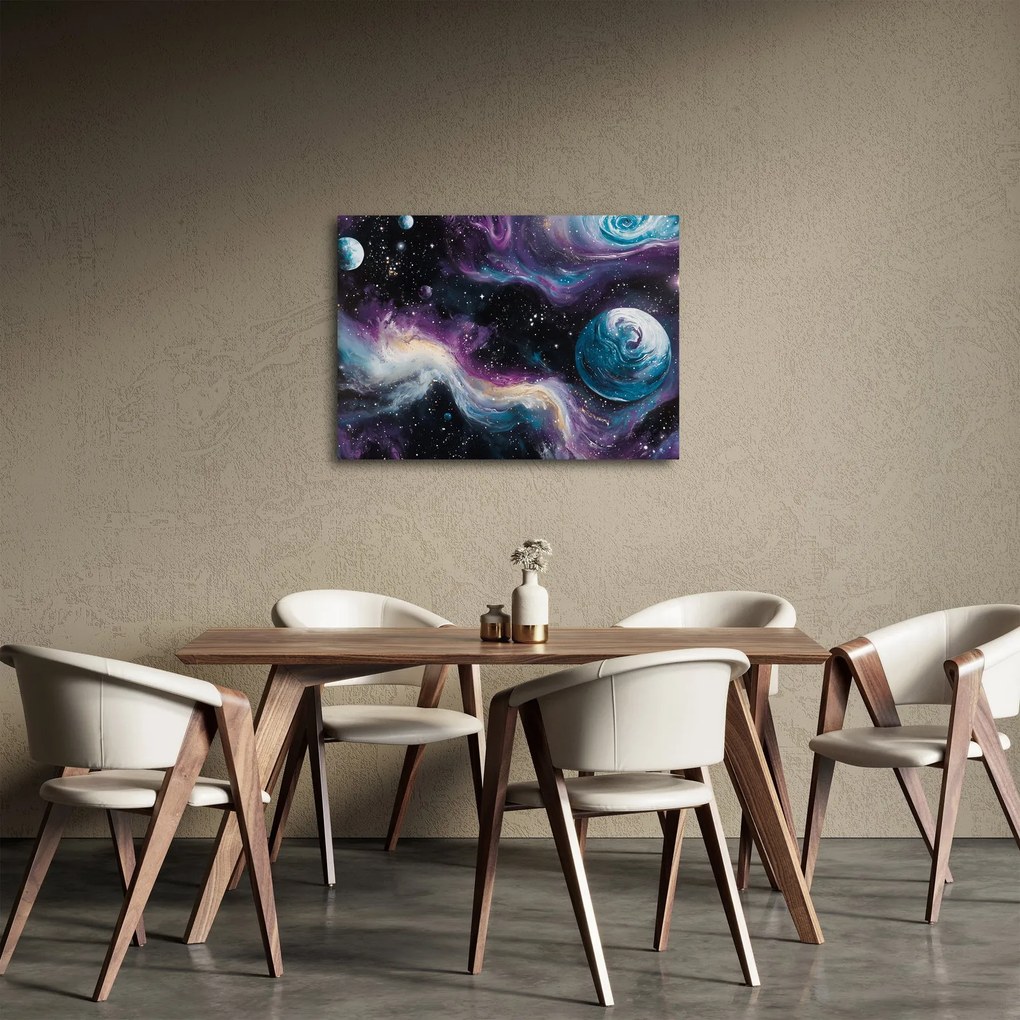 Kép - Festett univerzum (70x50 cm)