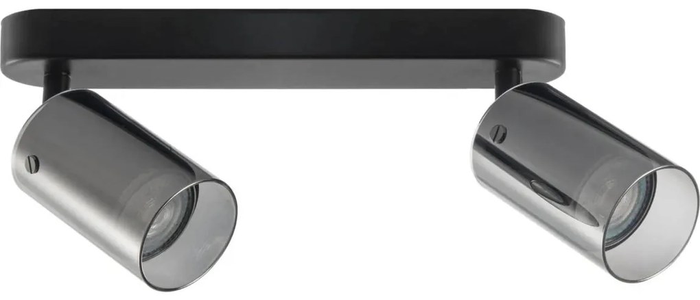 Spotlámpa SMOKY 2xGU10/10W/230V fekete