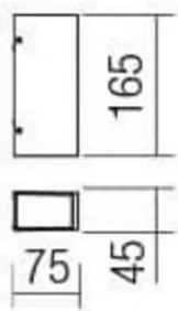 Redo 90114 - LED Kültéri fali lámpa IVAR LED/7,6W/230V IP54 antracit