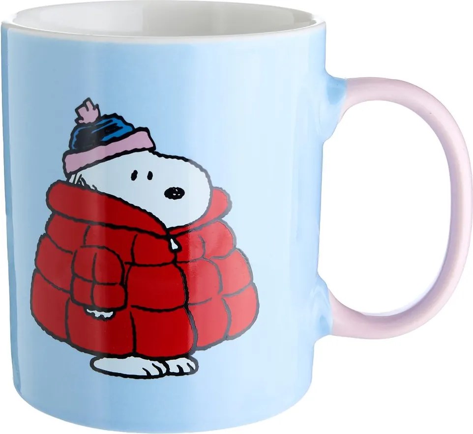 PEANUTS bögre 380 ml , Snoopy kabátban