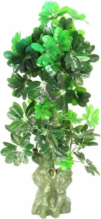 Mesterséges Leveles Fa Dekoratív Fürdőszoba Dekoráció Beltéri 110 cm