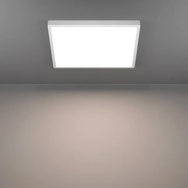 Eglo 901729 - LED RGBW, fényerőszabályozható füstszínű mennyezeti lámpatest FUEVA-Z LED/17,8W/230V 39cm IP44 fehér