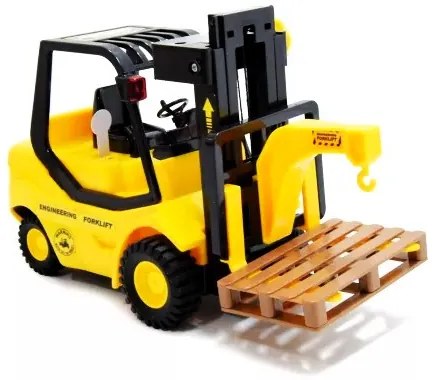 LendkerekesTargonca Hanggal és Fénnyel Tekerős Emelő Mechanizmussal 24cm-es